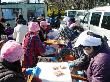 試食用のお餅です