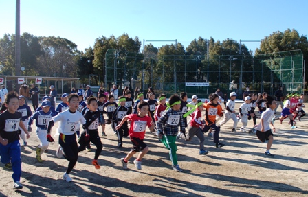 小学３・４年生の部のスタートです！