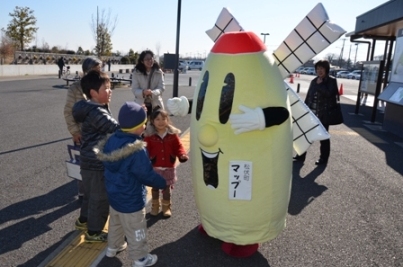 マップーは子ども達に大人気です♪