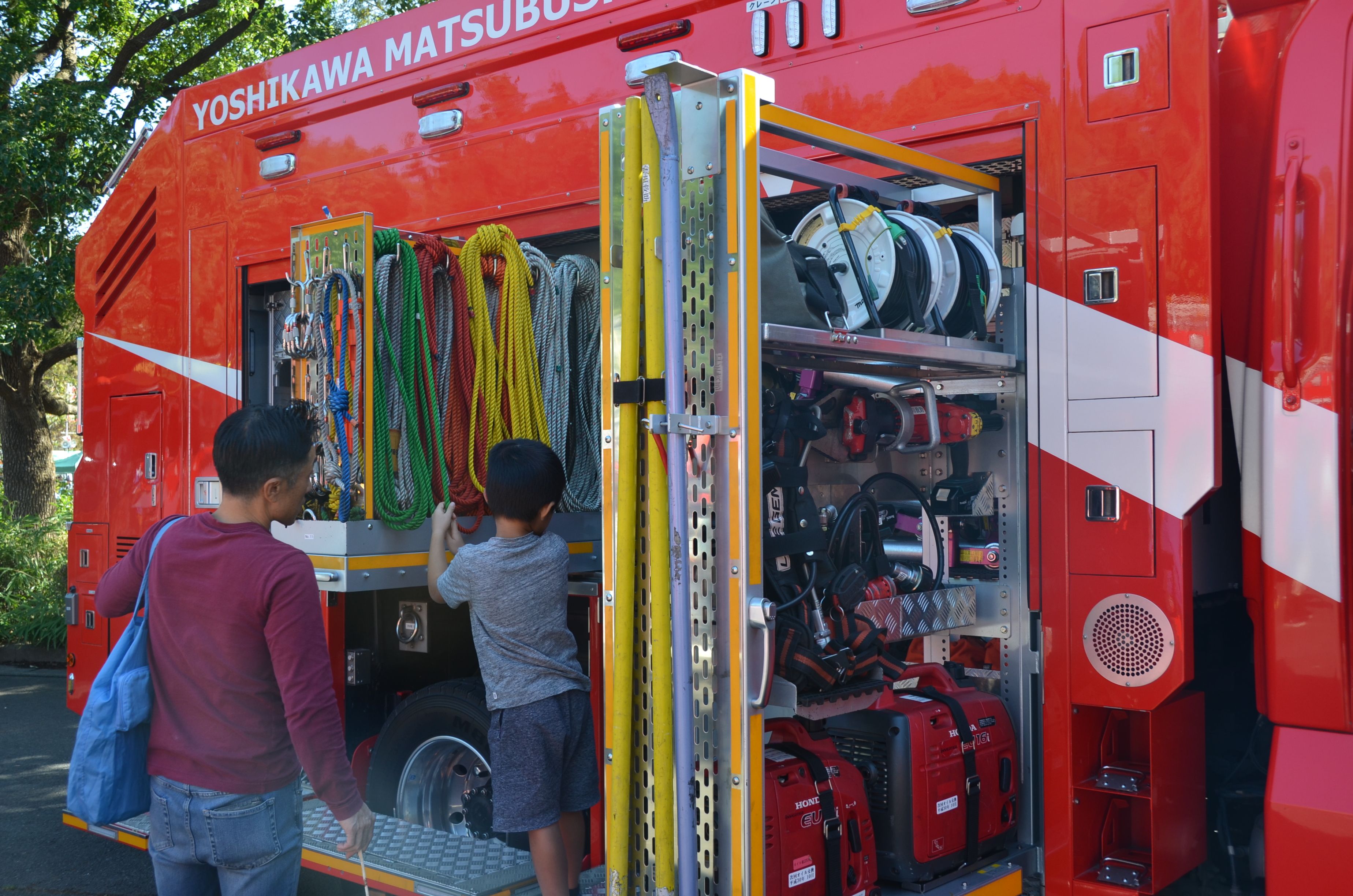 消防防災啓発活動の様子