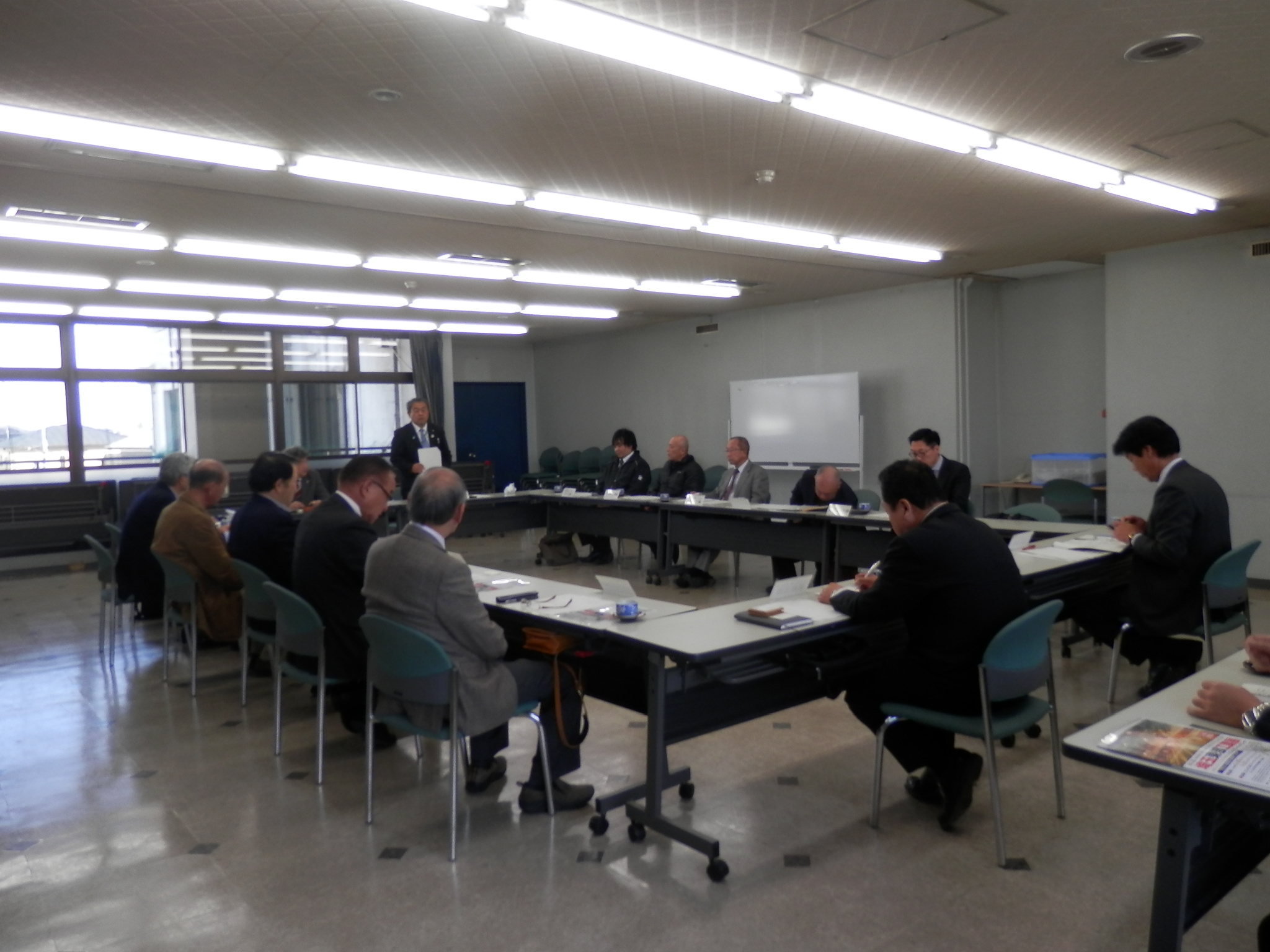 松伏町企業懇談会の様子