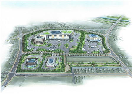 松伏田島産業団地イメージ図
