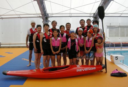 カヌー教室参加者の写真