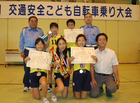 こども自転車乗り大会の様子1