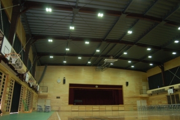 LED照明を採用した天井の写真