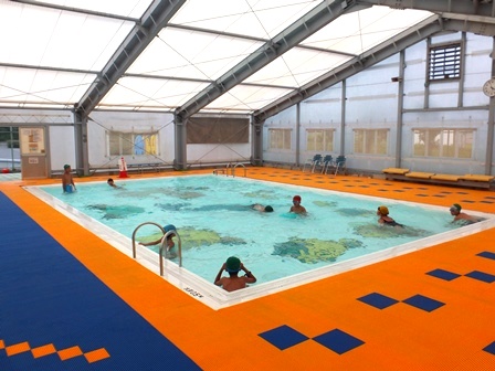 幼児用プールの様子