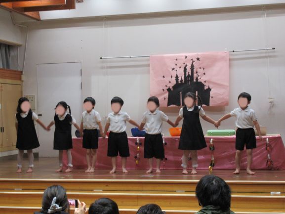 生活発表会、年長児さんの発表