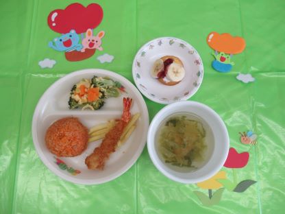 料理の写真（ランランランチの日4月）