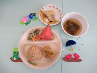 料理の写真（ランランランチの日6月）