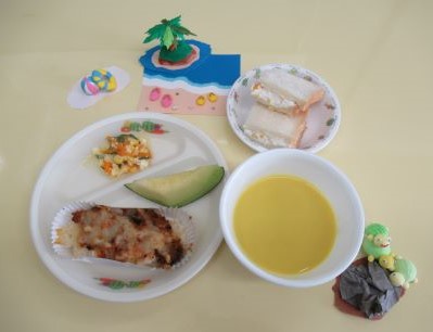 料理の写真（ランランランチの日8月）