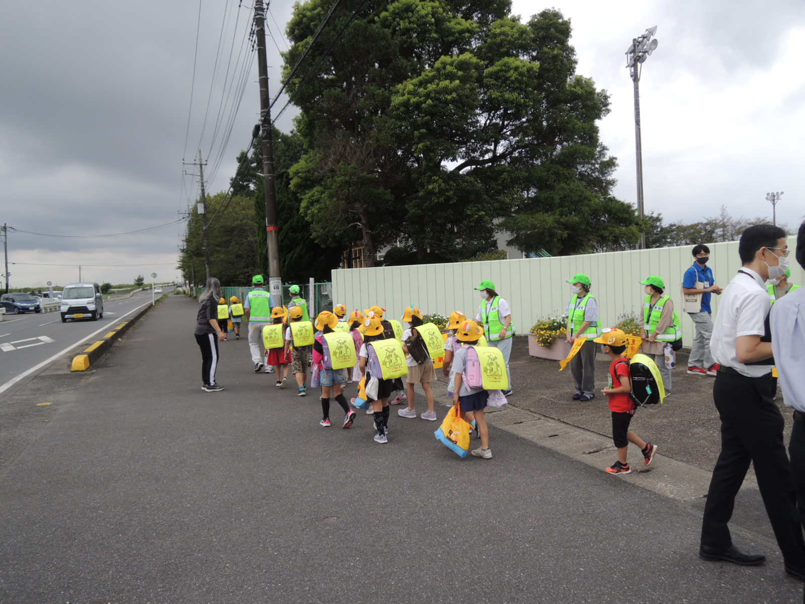 金杉小学校の見守りの写真2