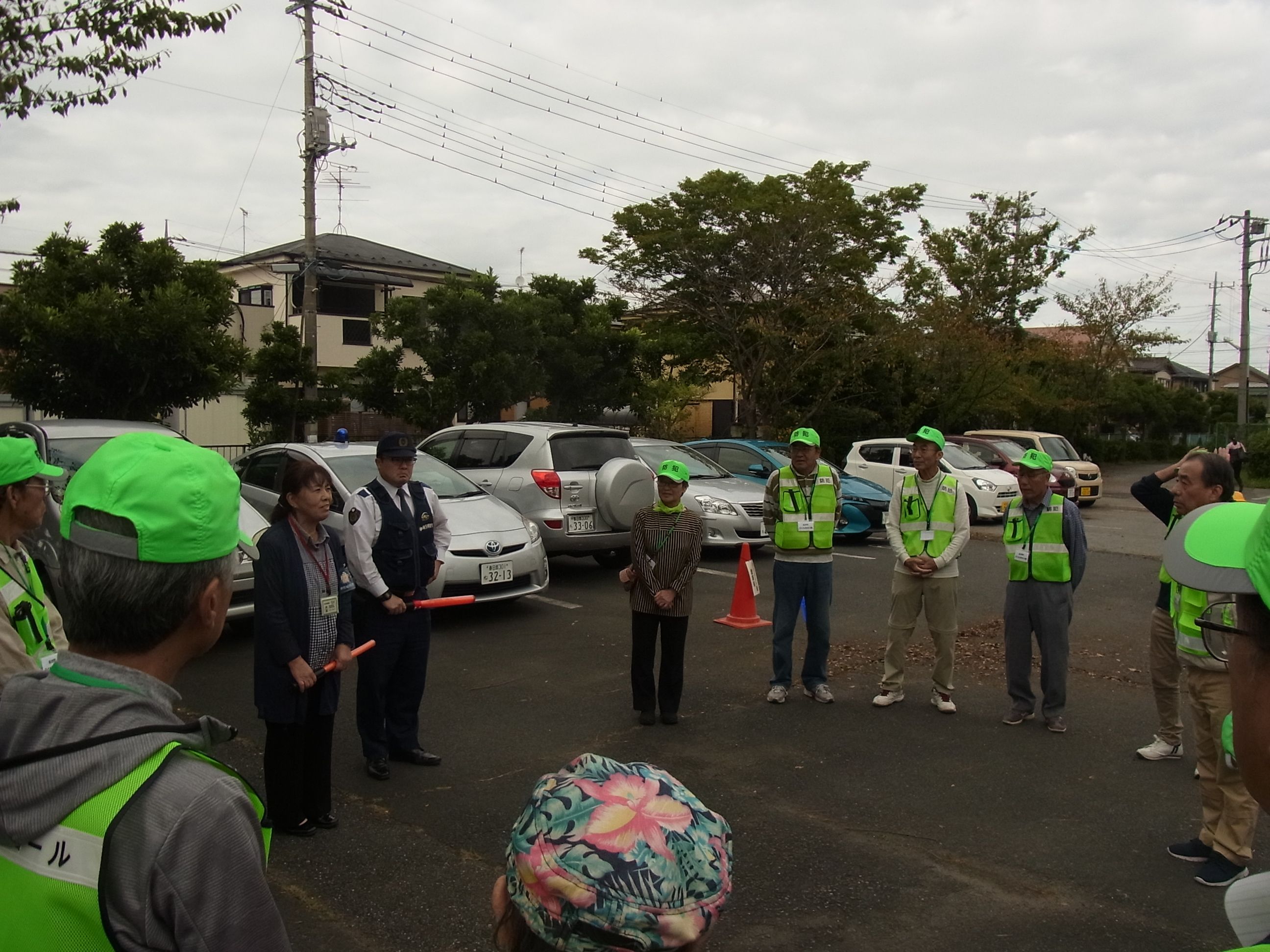 合同パトロールの様子1
