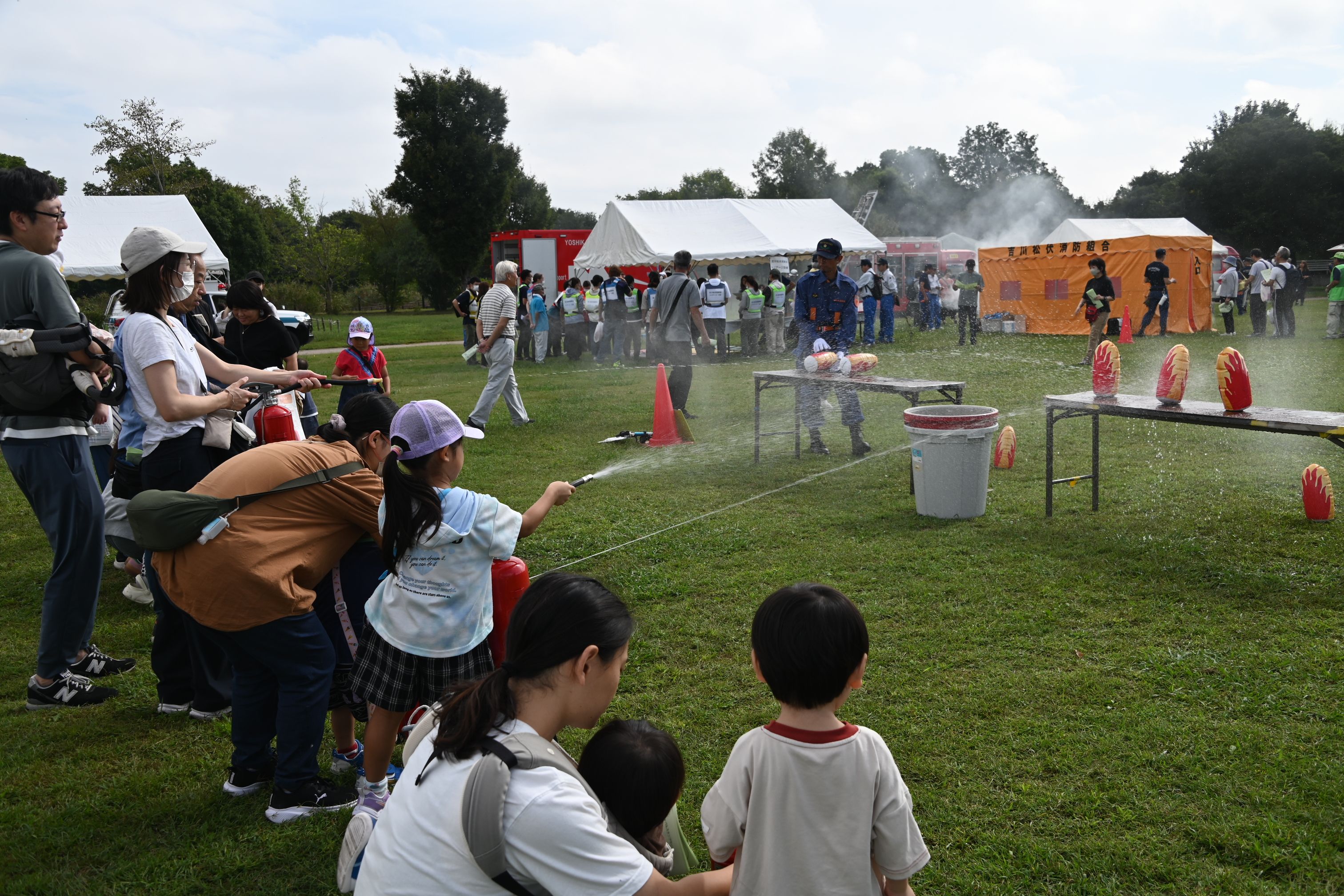 消火訓練の様子