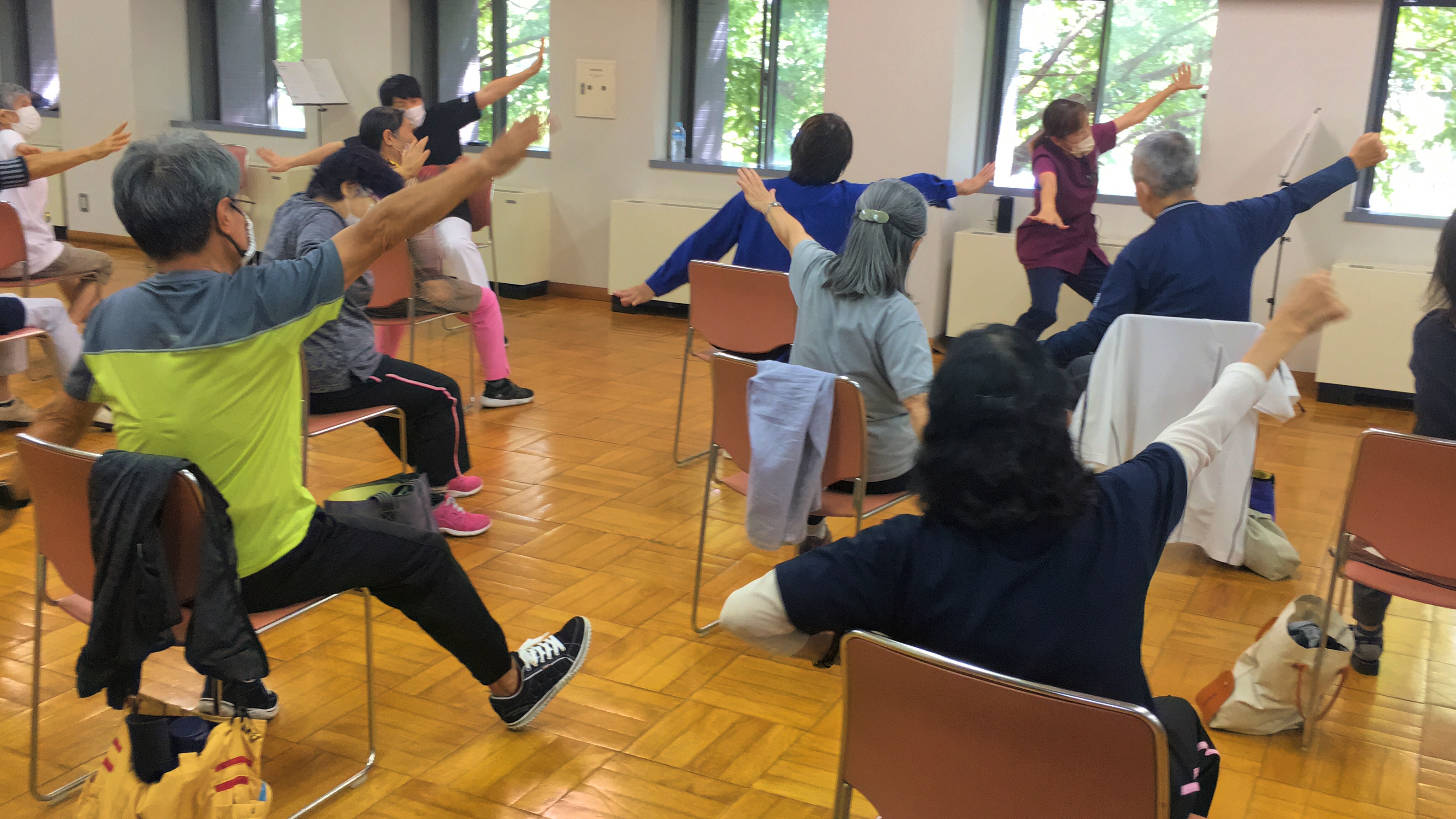 クラブ活動の様子4（リズムエクササイズ）