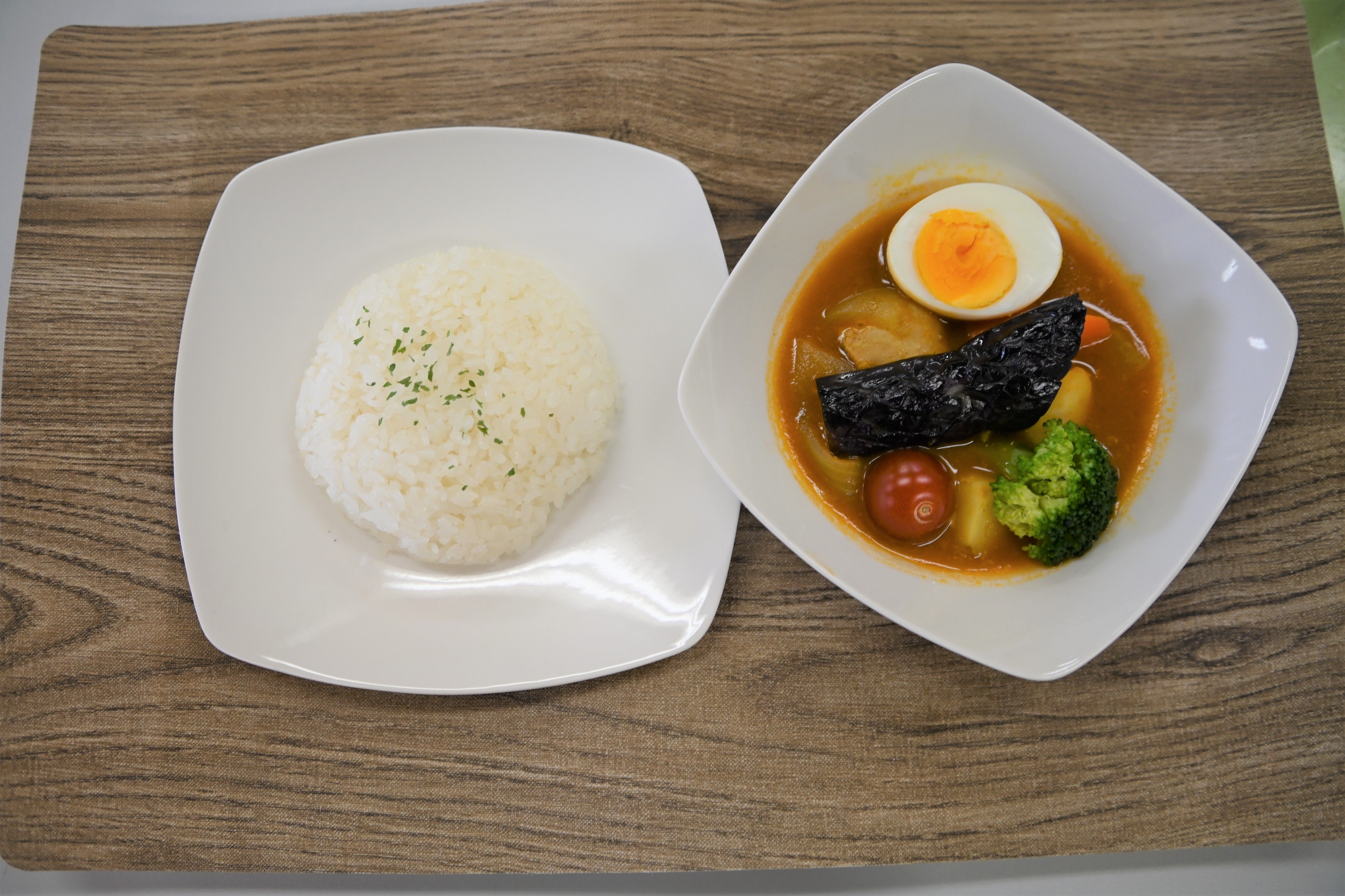 思い出の色とりどり野菜スープカレー
