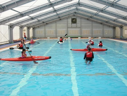カヌー教室風景