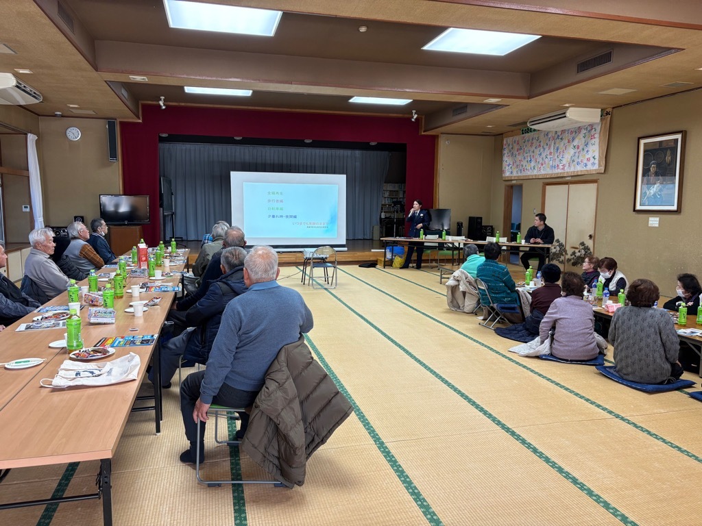 高齢者向け交通安全教室の様子