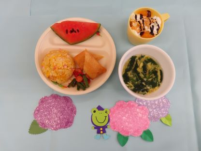 料理の写真(ランランランチの日6月)