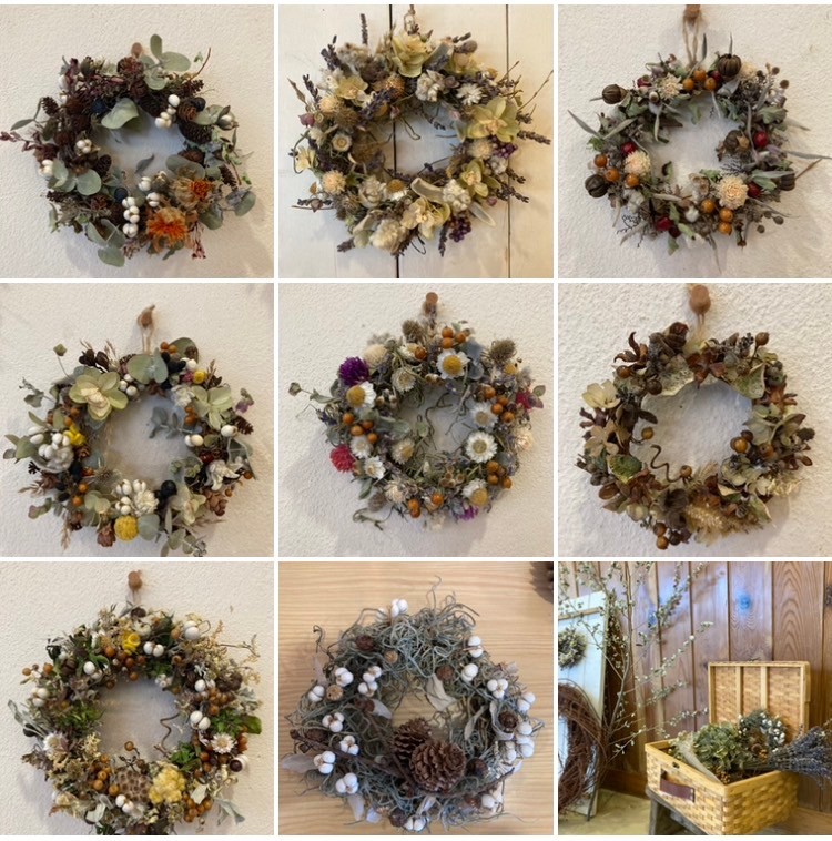 1月のナチュラルーリースの作品の写真