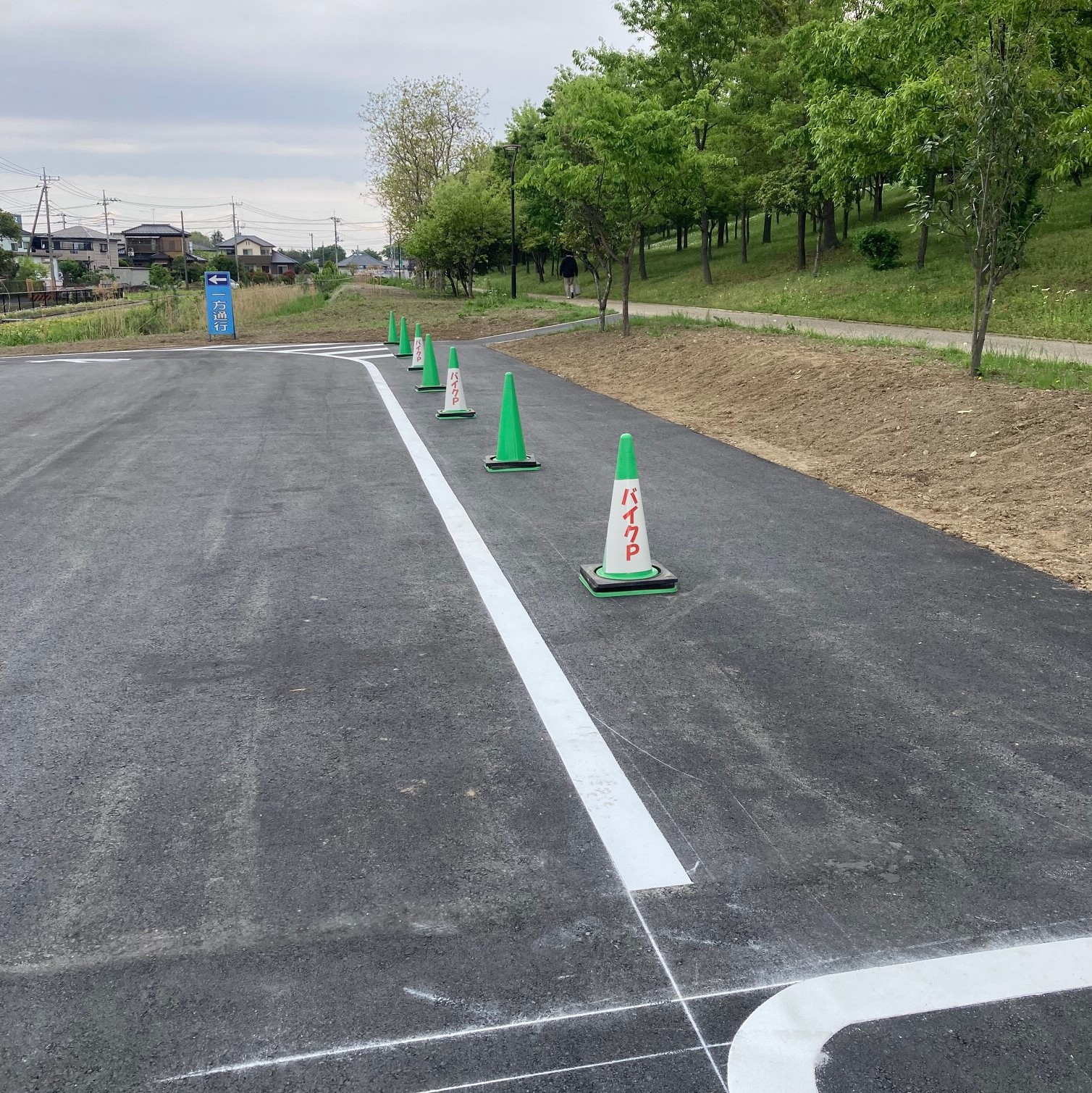 バイク置き場の写真